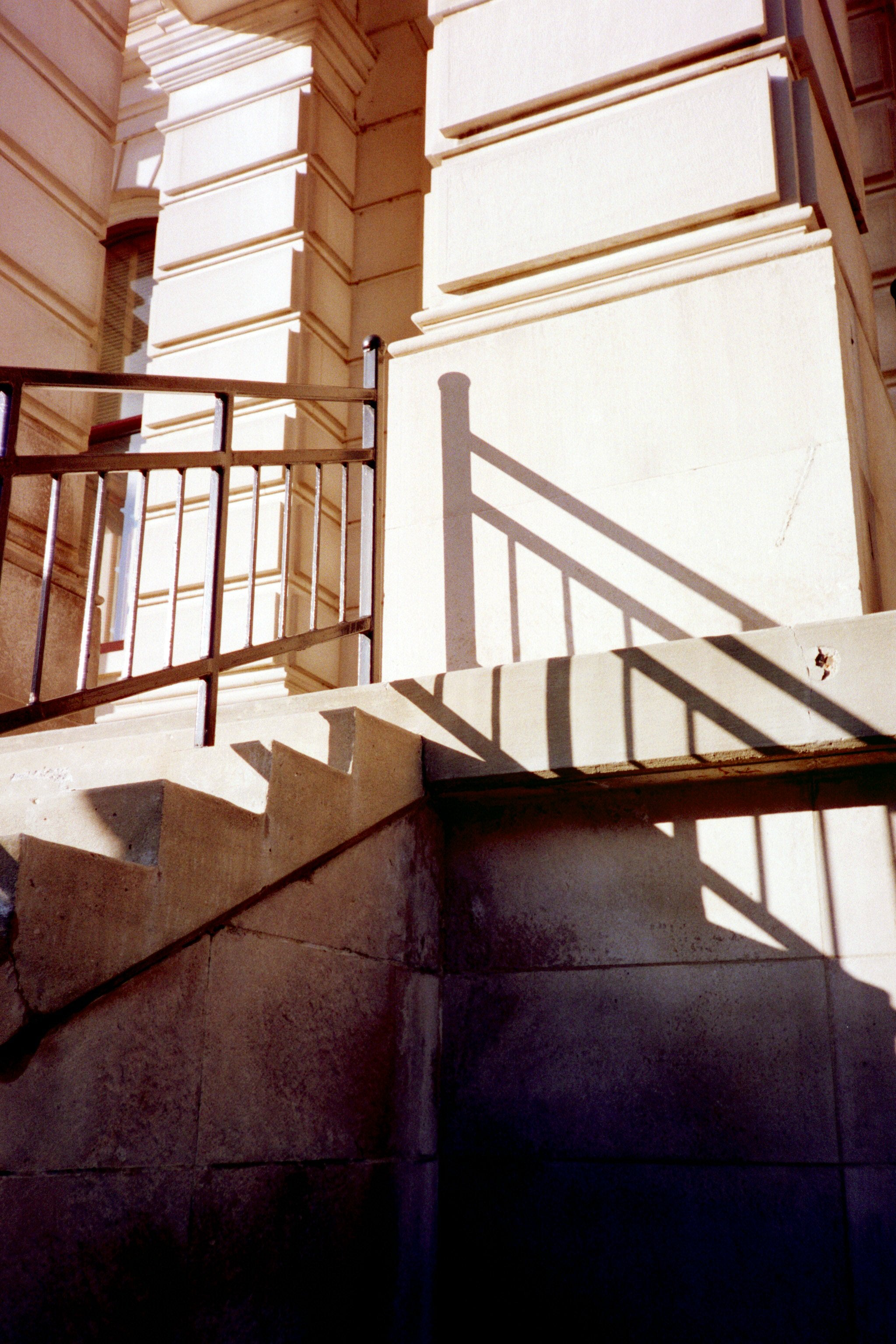 Stairwell Shadow Lafayette Original Framed Art