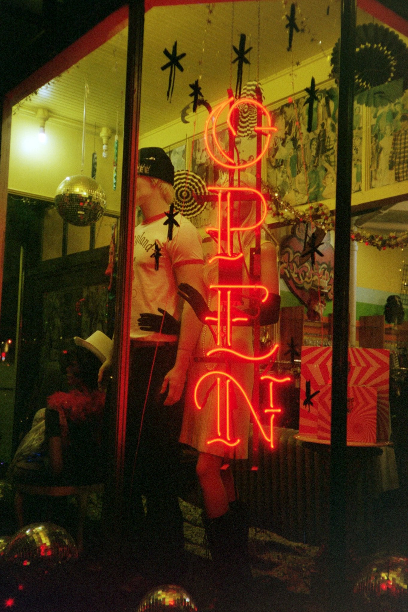 Open Sign Framed Art
